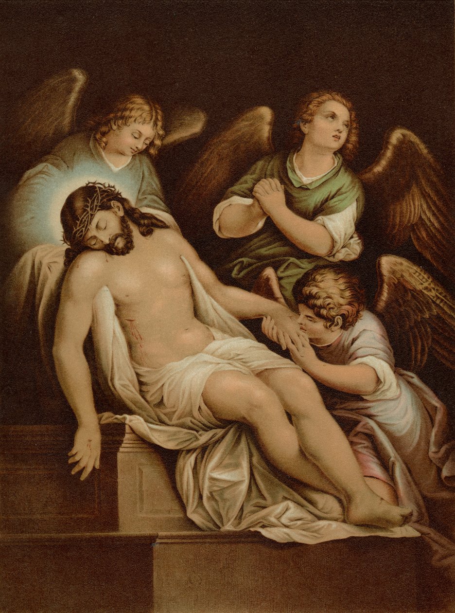 Złożenie do grobu Chrystusa autorstwa Giuseppe della Porta Salviati