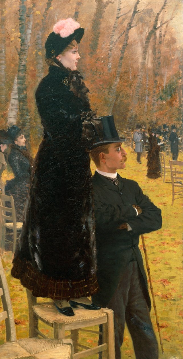 Wyścigi Auteuil – Giuseppe de Nittis (1846-1884), olej na płótnie autorstwa Giuseppe or Joseph de Nittis