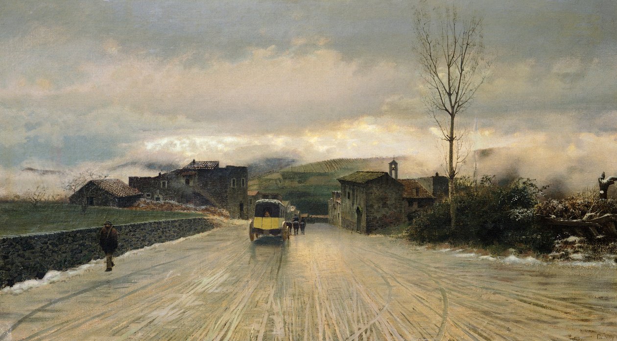 Przeprawa przez Apeniny autorstwa Giuseppe or Joseph de Nittis
