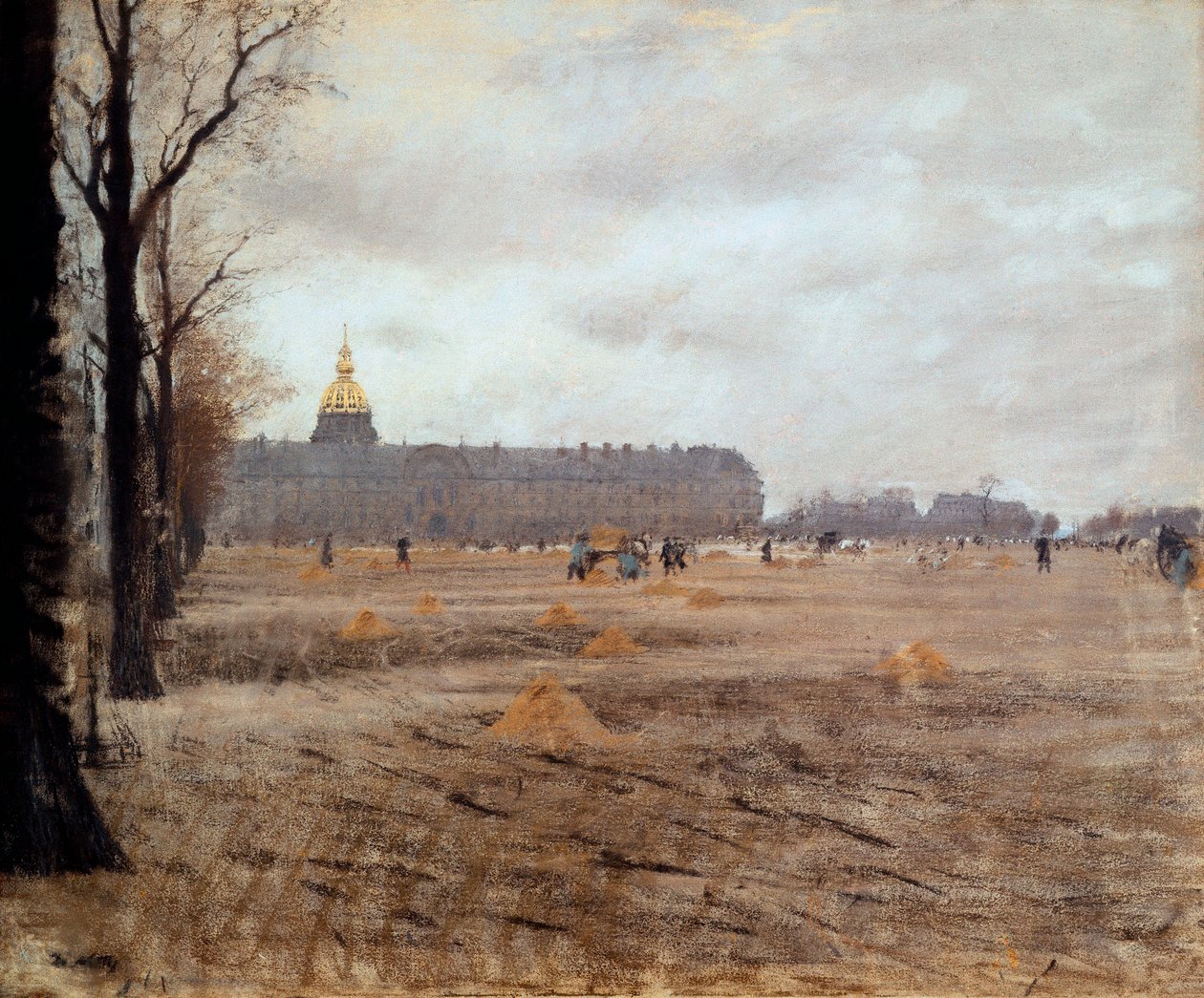 Place des Invalides autorstwa Giuseppe or Joseph de Nittis