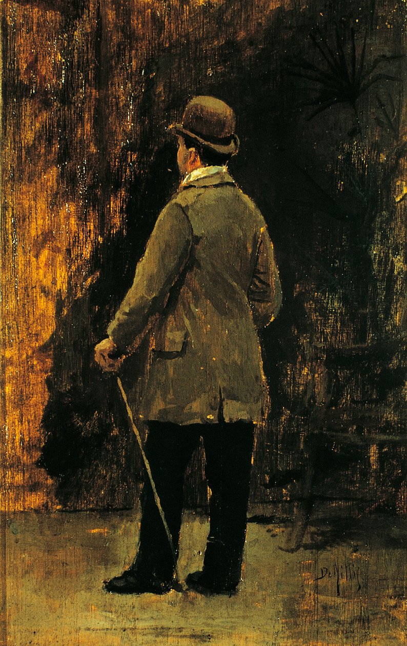 Portret malarza Edoardo Dalbono (olej na płótnie) autorstwa Giuseppe or Joseph de Nittis