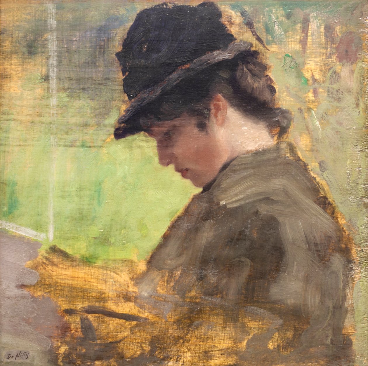 Angielska dziewczyna autorstwa Giuseppe or Joseph de Nittis