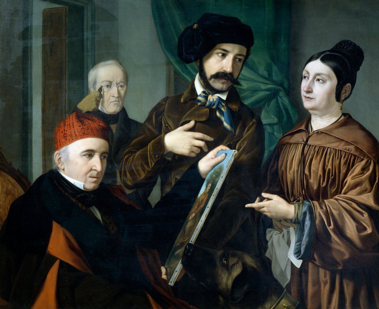 W pracowni malarza Giustiniano degli Avancini (1807-1843) autorstwa Giustiniano Degli Avancini