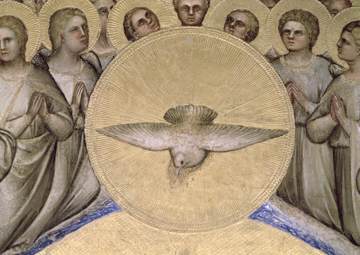 Gołębica Ducha Świętego, 1360-70 autorstwa Giusto di Giovanni de Menabuoi