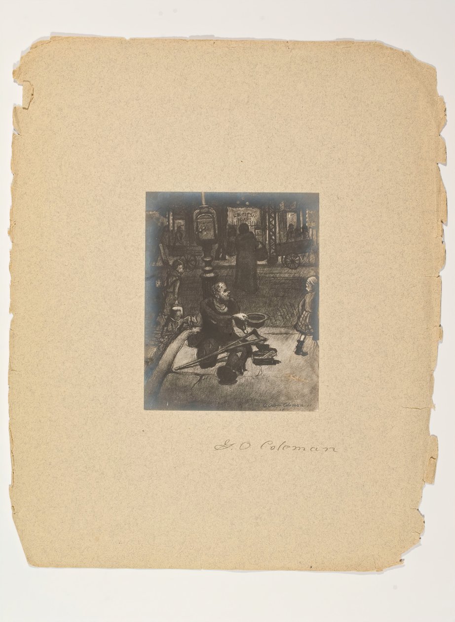 Sceny z życia ludu, teka bez tytułu, 1905. autorstwa Glenn O Coleman