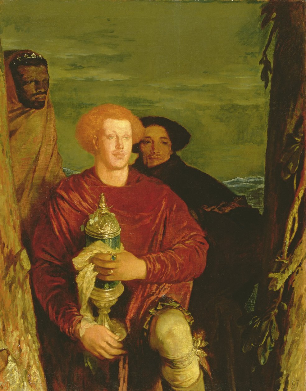 Adoracja Trzech Króli, 1918 autorstwa Glyn Warren Philpot