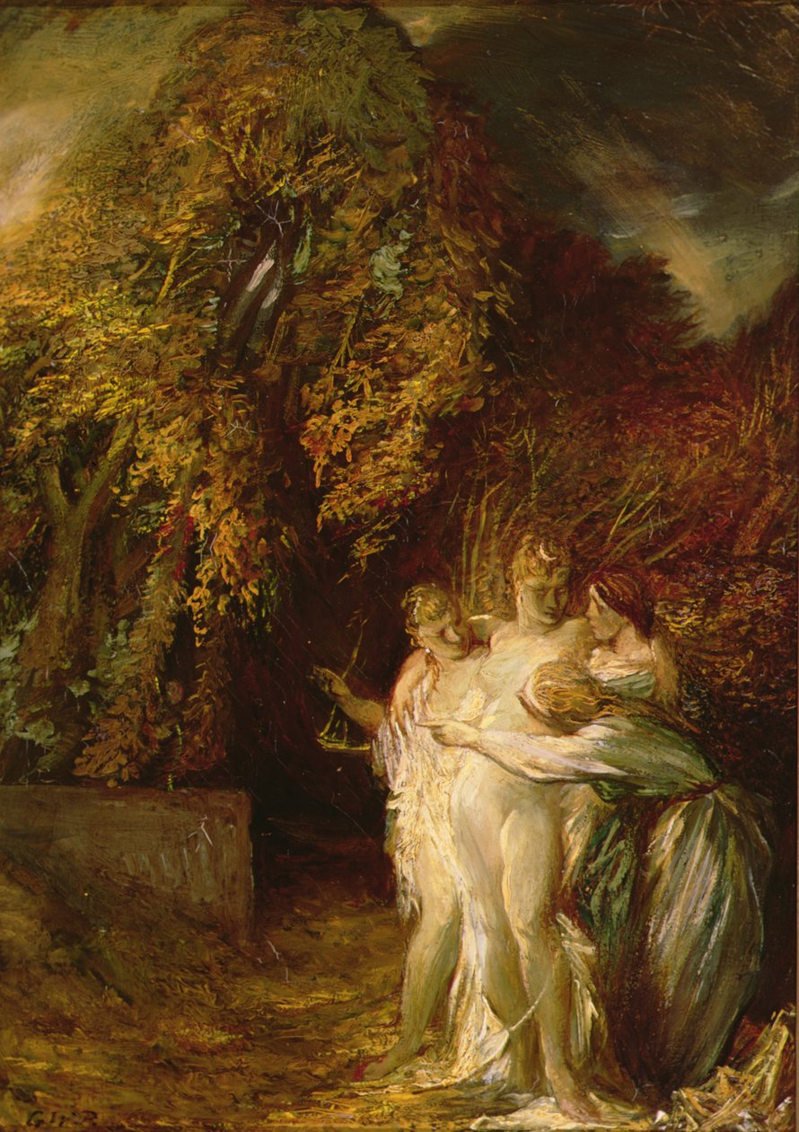 Diana i Acteon (olej na płótnie) autorstwa Glyn Warren Philpot