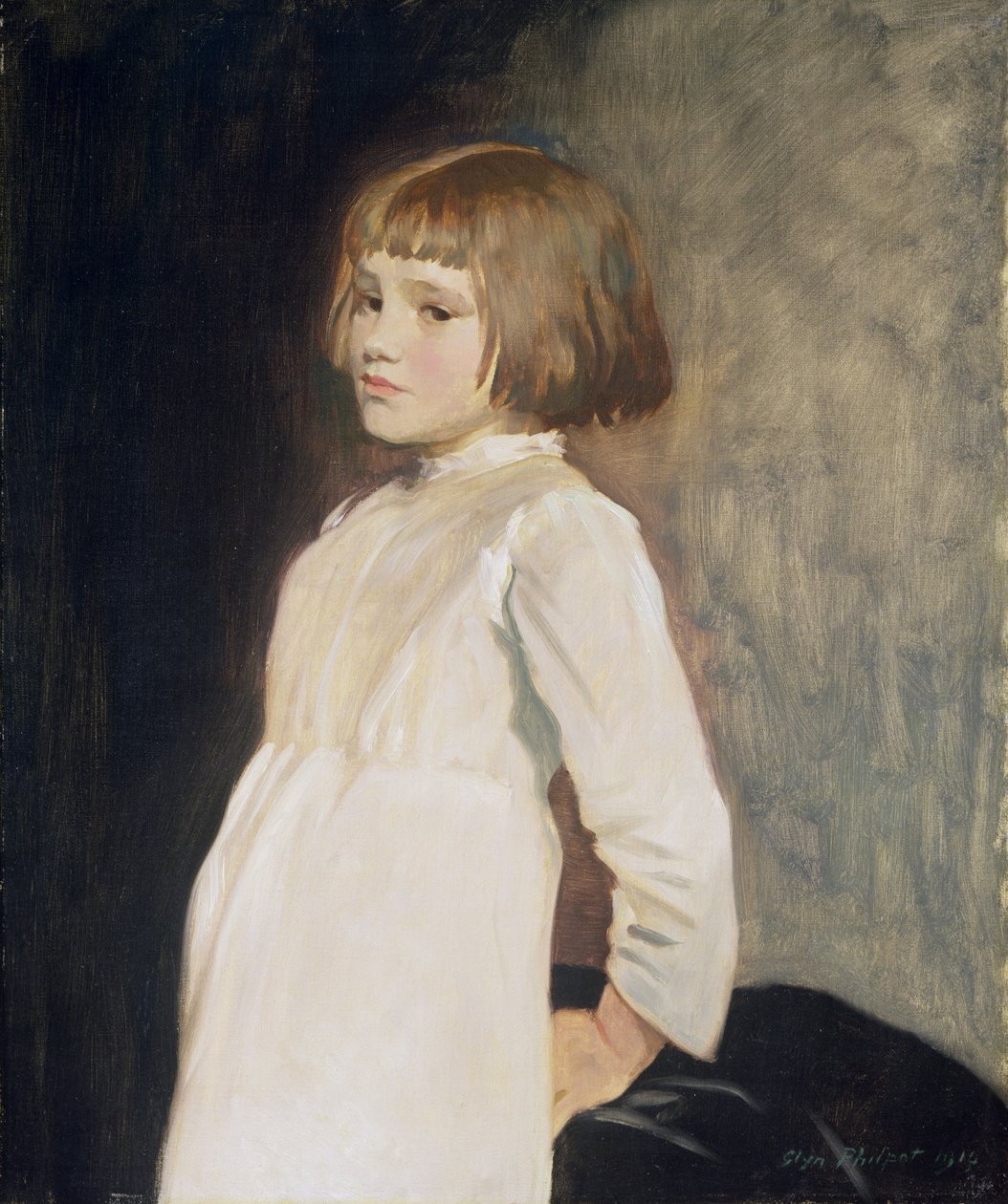 Gabrielle Cross, siostrzenica artystów, 1919 autorstwa Glyn Warren Philpot