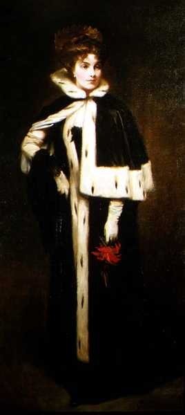 Portret pani Jean Ewing Fitzwilliam autorstwa Glyn Warren Philpot