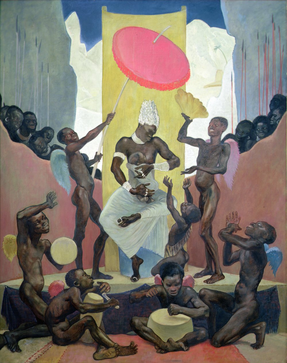 Czarna Madonna autorstwa Glyn Warren Philpot