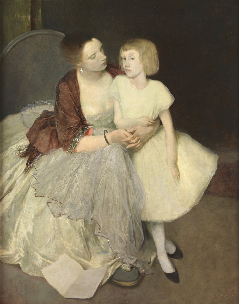 Mała Tancerka (olej na płótnie) autorstwa Glyn Warren Philpot