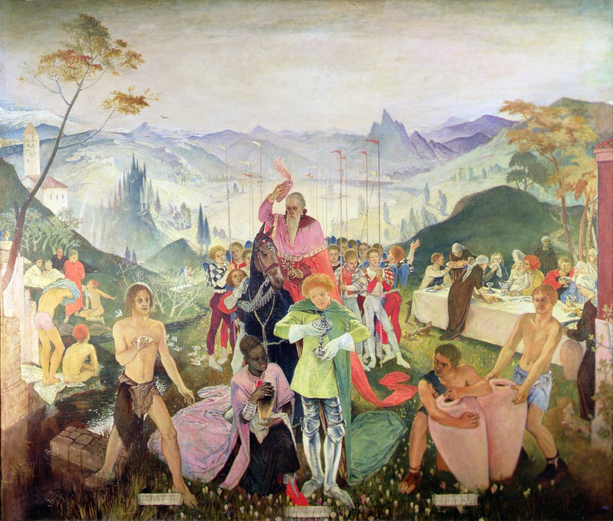 Potrójna Epifania autorstwa Glyn Warren Philpot