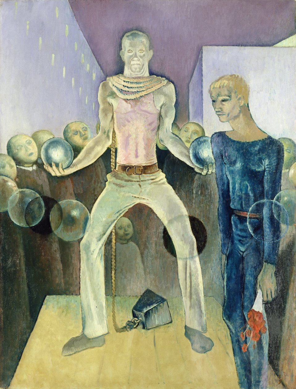 Podnoszenie ciężarów, Berlin 1931 autorstwa Glyn Warren Philpot