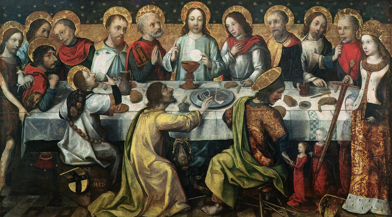 Ostatnia Wieczerza, 1482 autorstwa Godefroy