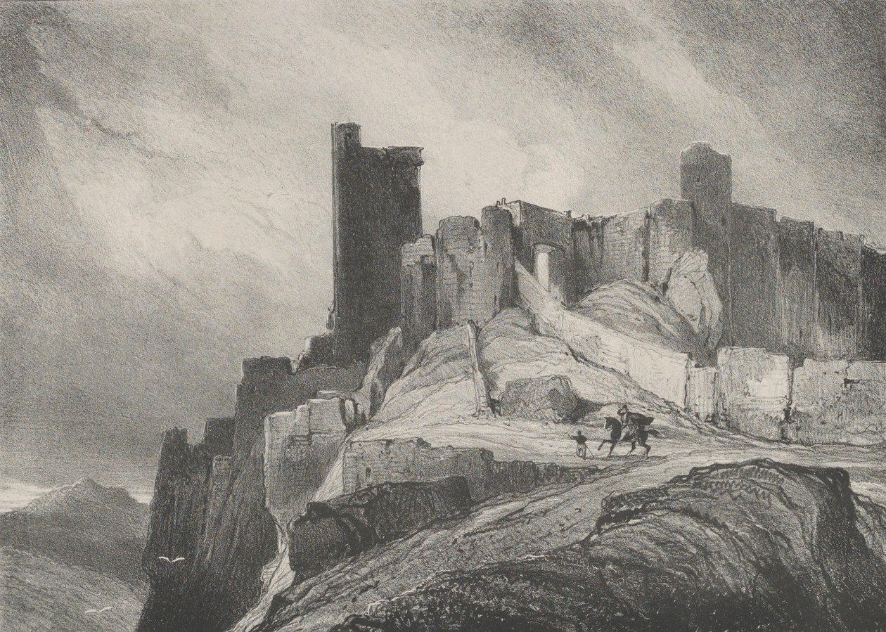 Twierdza Polignac, 1831 autorstwa Godefroy Engelmann