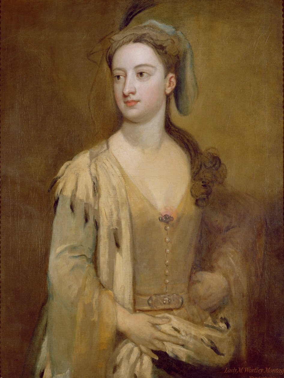 Kobieta, zwana Lady Mary Wortley Montagu, ok. 1715-20 autorstwa Godfrey Kneller