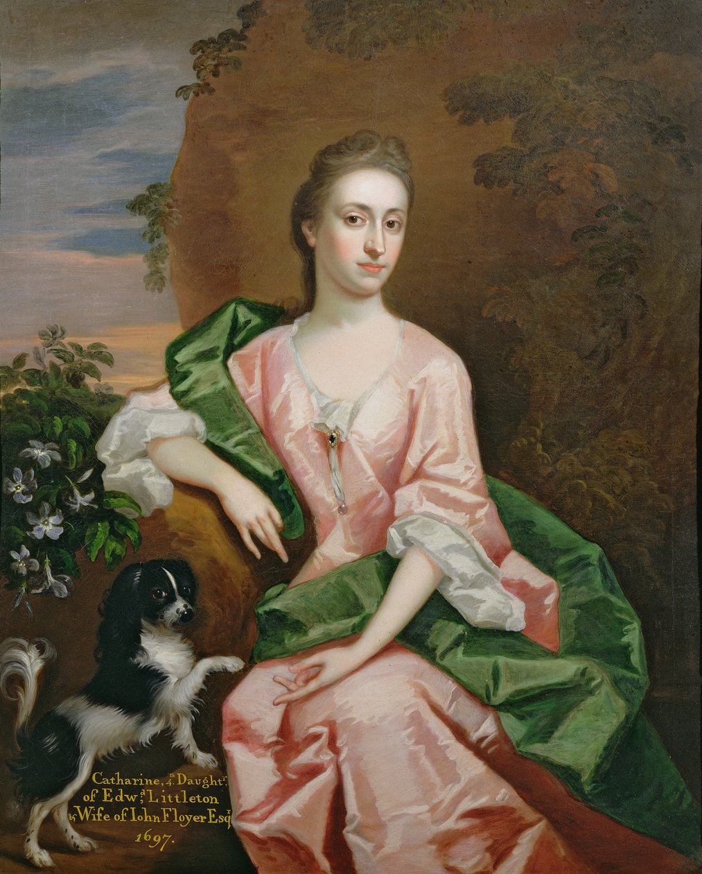 Catharine Littleton, żona Johna Floyera, 1697 autorstwa Godfrey Kneller