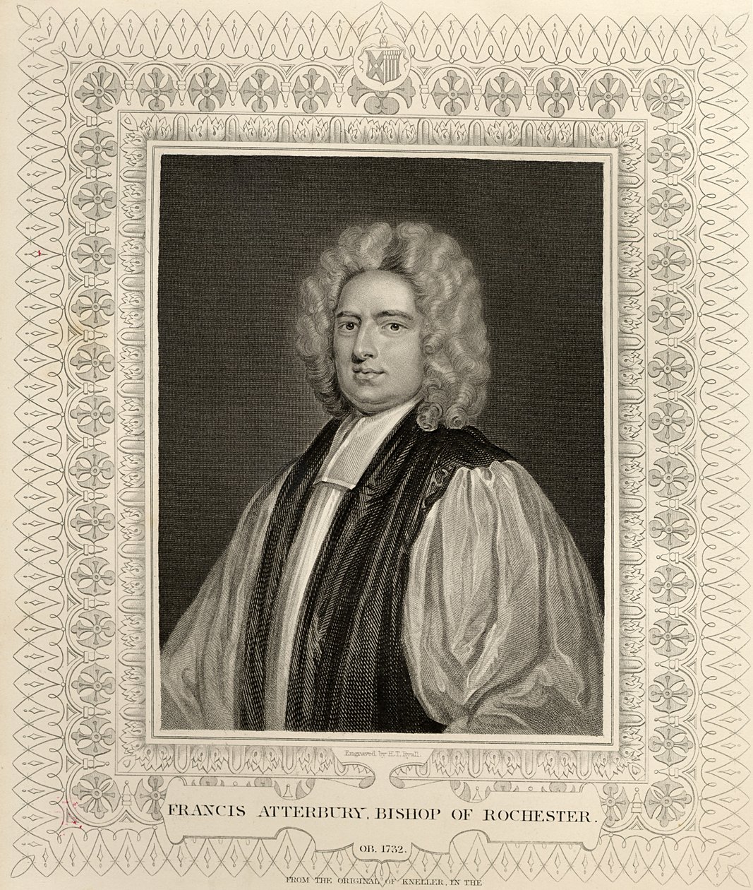 Francis Atterbury, biskup Rochester autorstwa Godfrey Kneller
