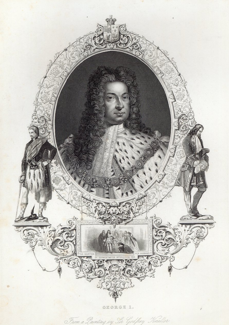 Jerzy I autorstwa Godfrey Kneller