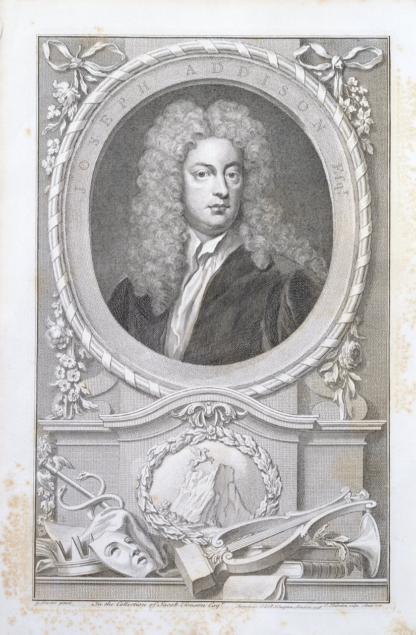 Joseph Addison, 1748 autorstwa Godfrey Kneller