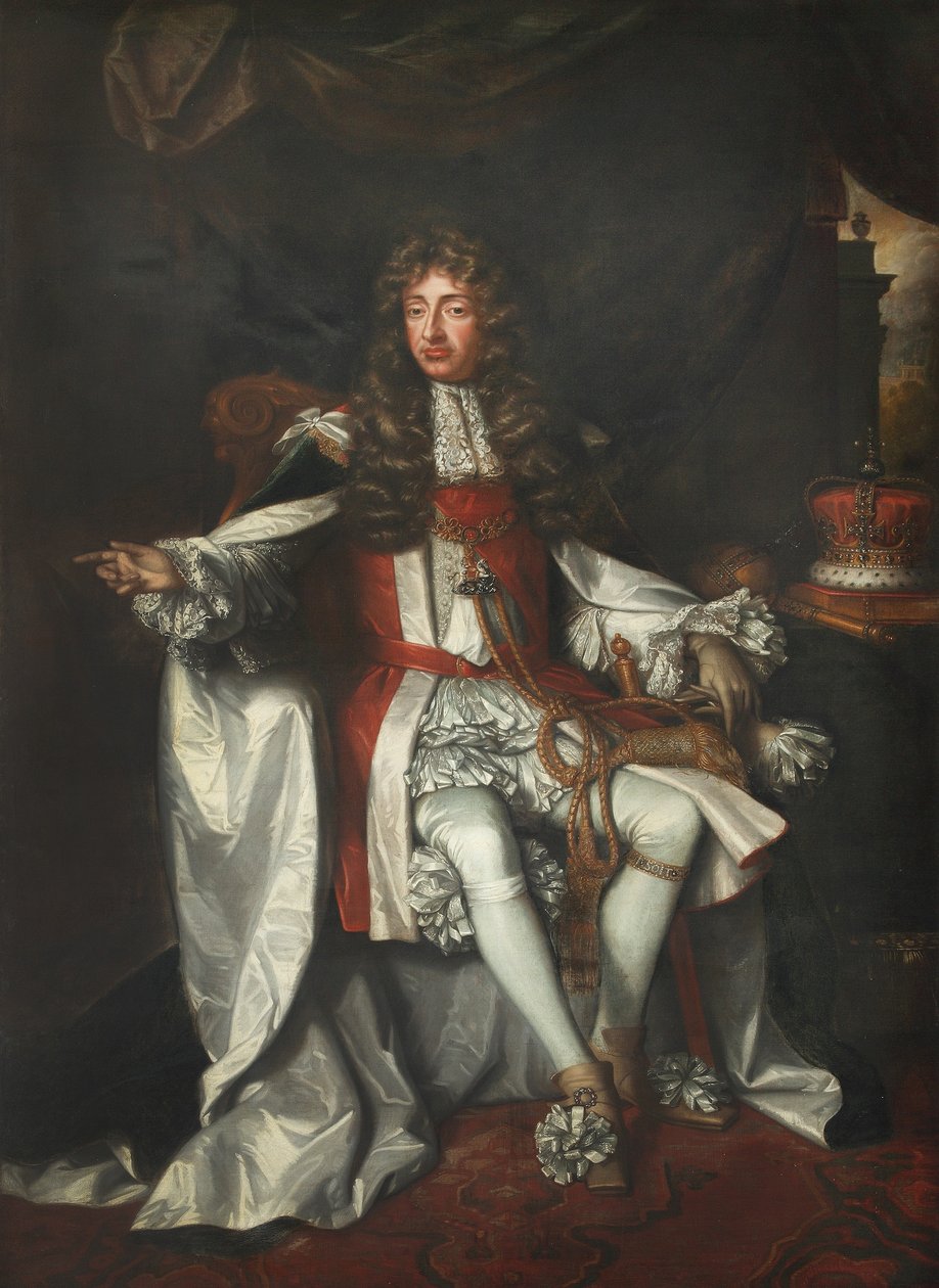 Król Jakub II autorstwa Godfrey Kneller