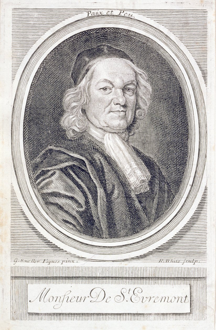 Monsieur de St Evremont autorstwa Godfrey Kneller