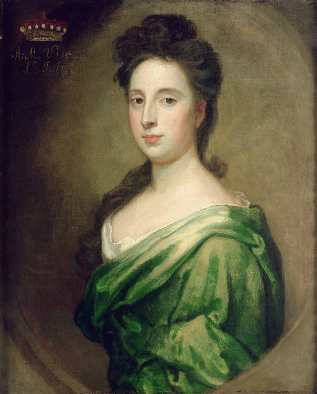 Portret Angeliny Magdaleny (ok. 1666-1736), drugiej żony I wicehrabiego św. Jana autorstwa Godfrey Kneller