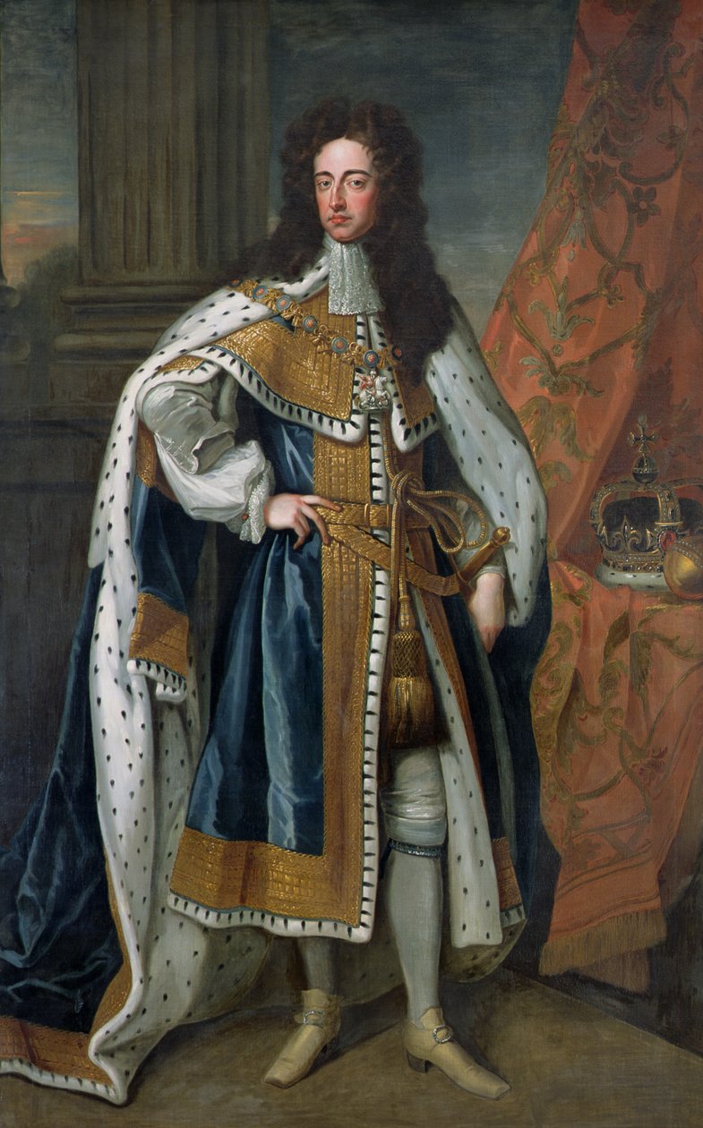 Portret Wilhelma III (1650-1702) Orańskiego (zob. też 194651) autorstwa Godfrey Kneller