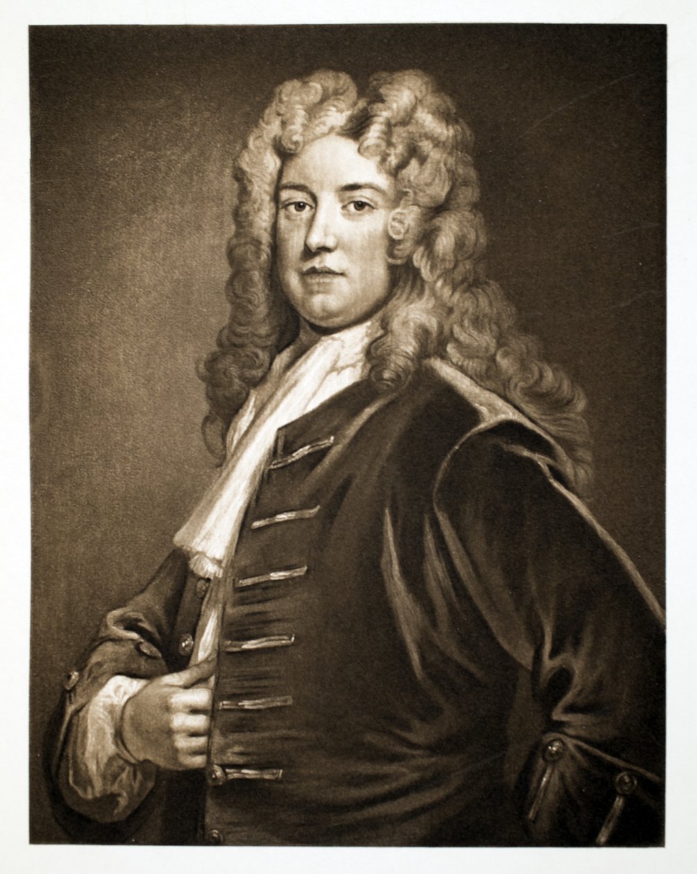 Robert Walpole, hrabia Orford, wyd. 1902 (kolotyp) autorstwa Godfrey Kneller