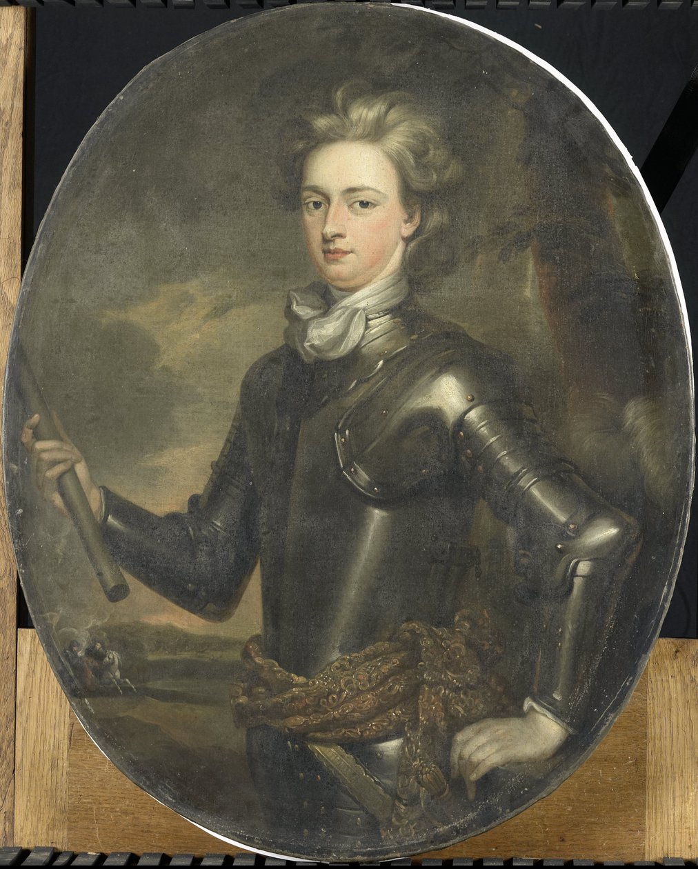 Portret pierwszego hrabiego Albemarle autorstwa Godfrey (after) Kneller