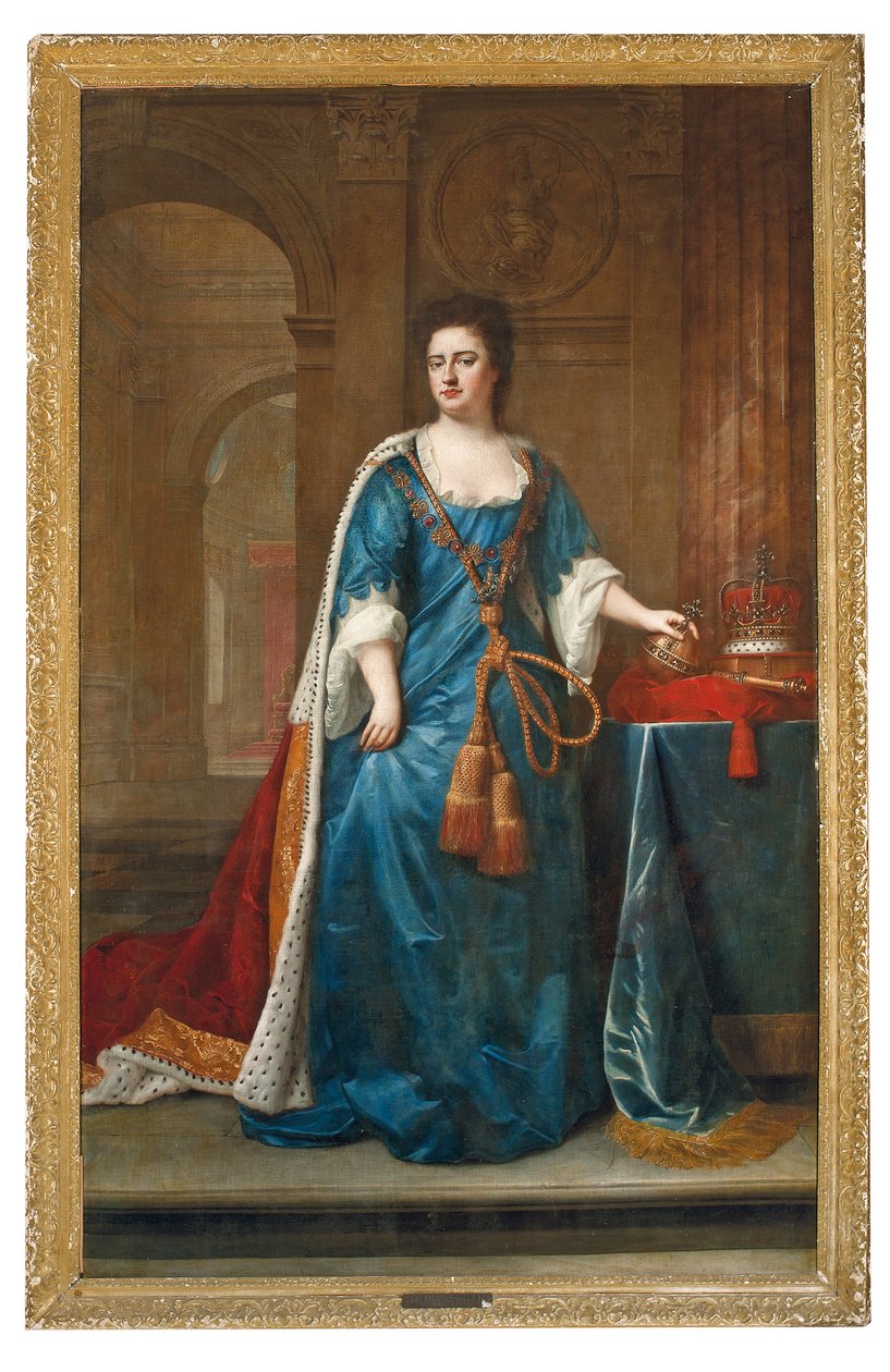 Portret królowej Anny (1665-1714) autorstwa Godfrey (studio of) Kneller
