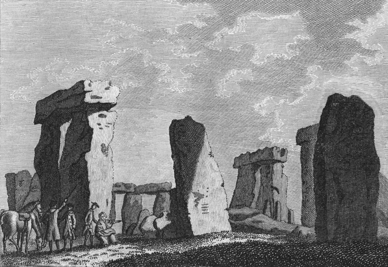 Stonehenge, Wilts, 1776 autorstwa Godfrey