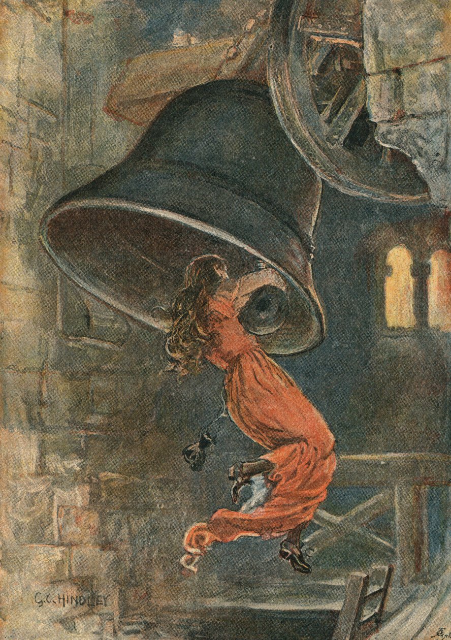 Godzina policyjna nie zadzwoni dziś wieczorem (kolorowa litografia) autorstwa Godfrey C. Hindley