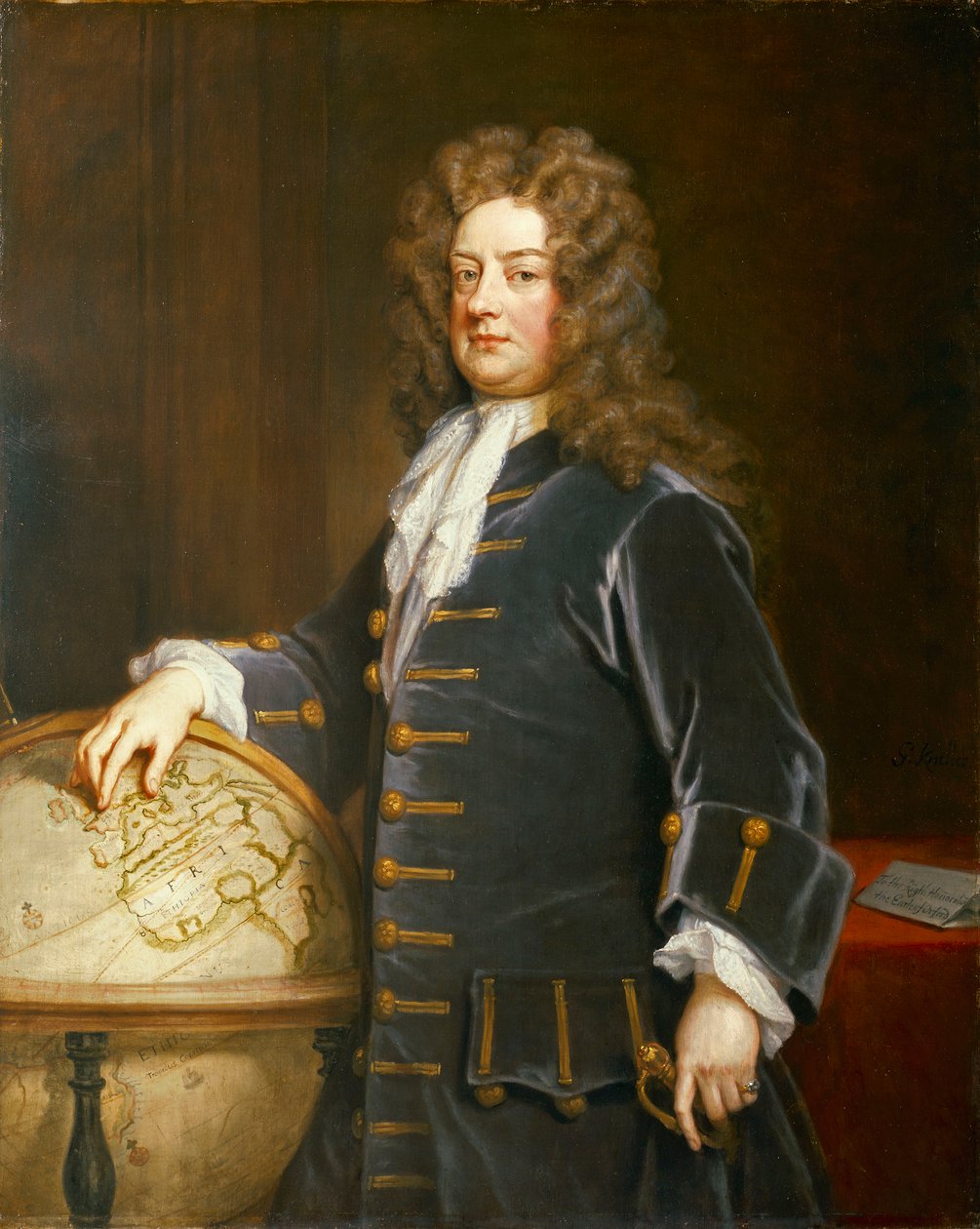 Admirał Edward Russell autorstwa Godfrey Kneller