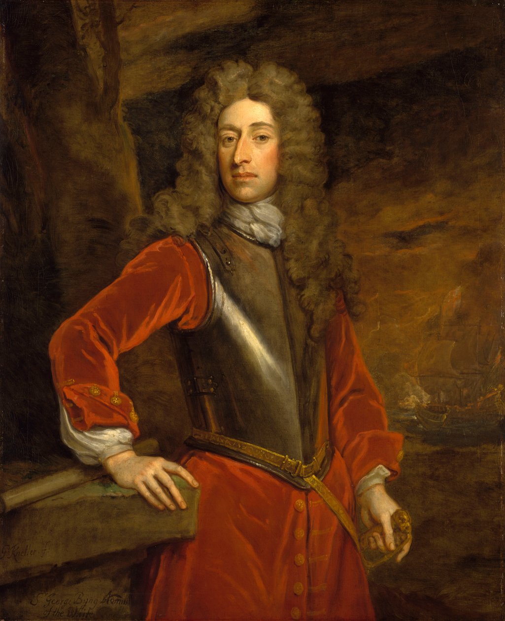 Admirał floty George Byng autorstwa Godfrey Kneller