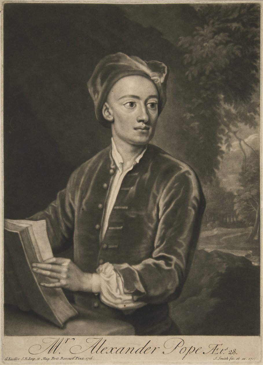 Aleksander Papież, wyd. 1716 autorstwa Godfrey Kneller