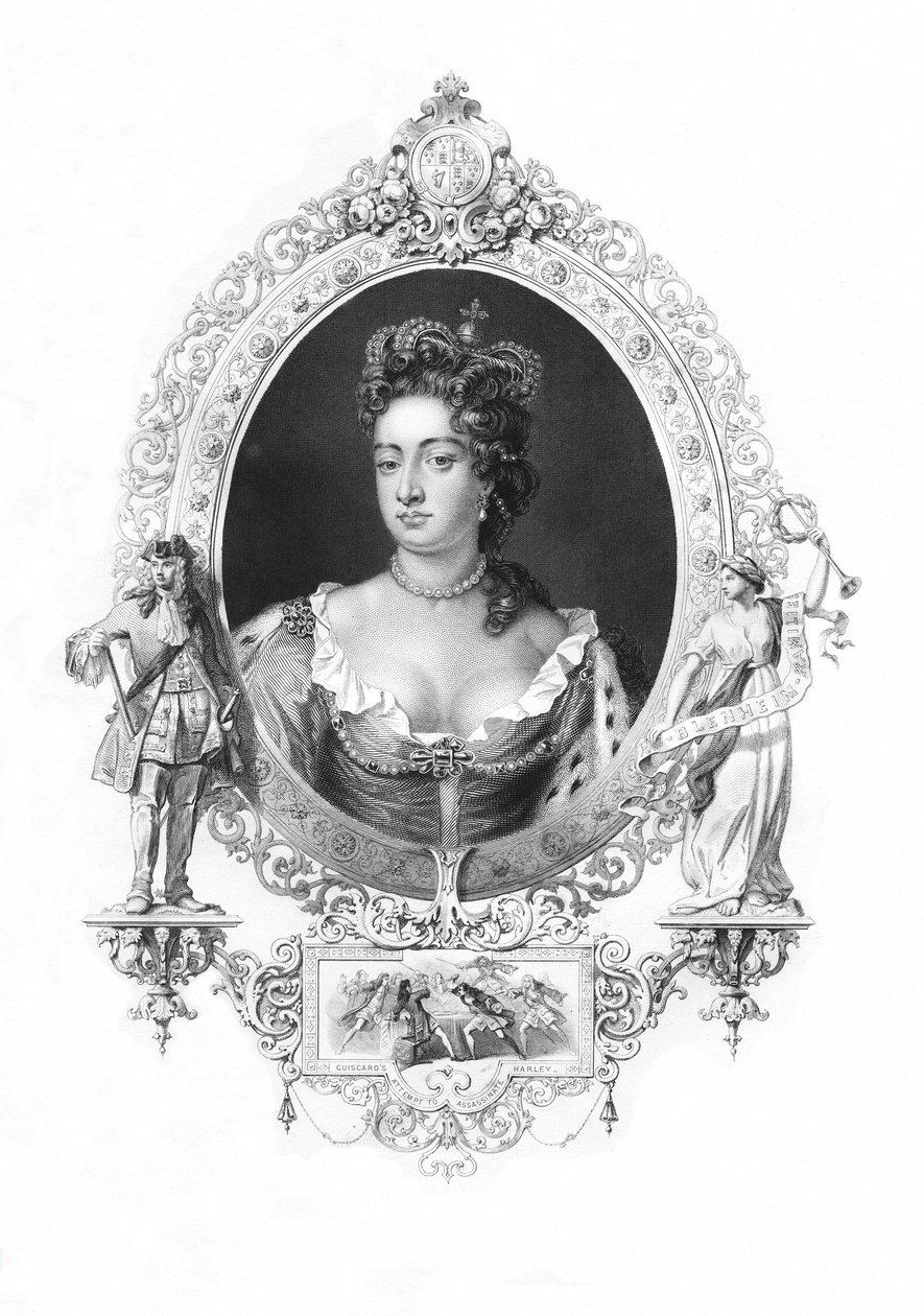 Anna Królowa Wielkiej Brytanii autorstwa Godfrey Kneller