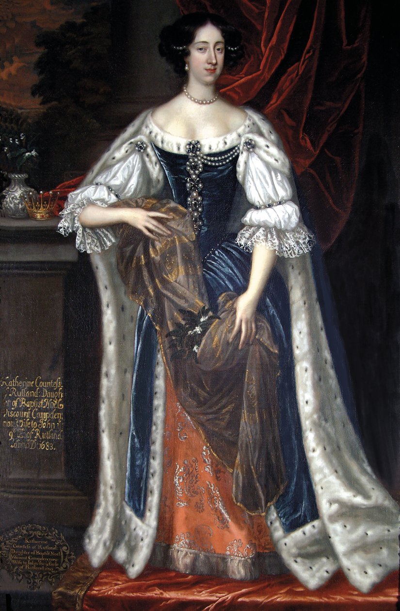 Katarzyna Noel, hrabina Rutland autorstwa Godfrey Kneller