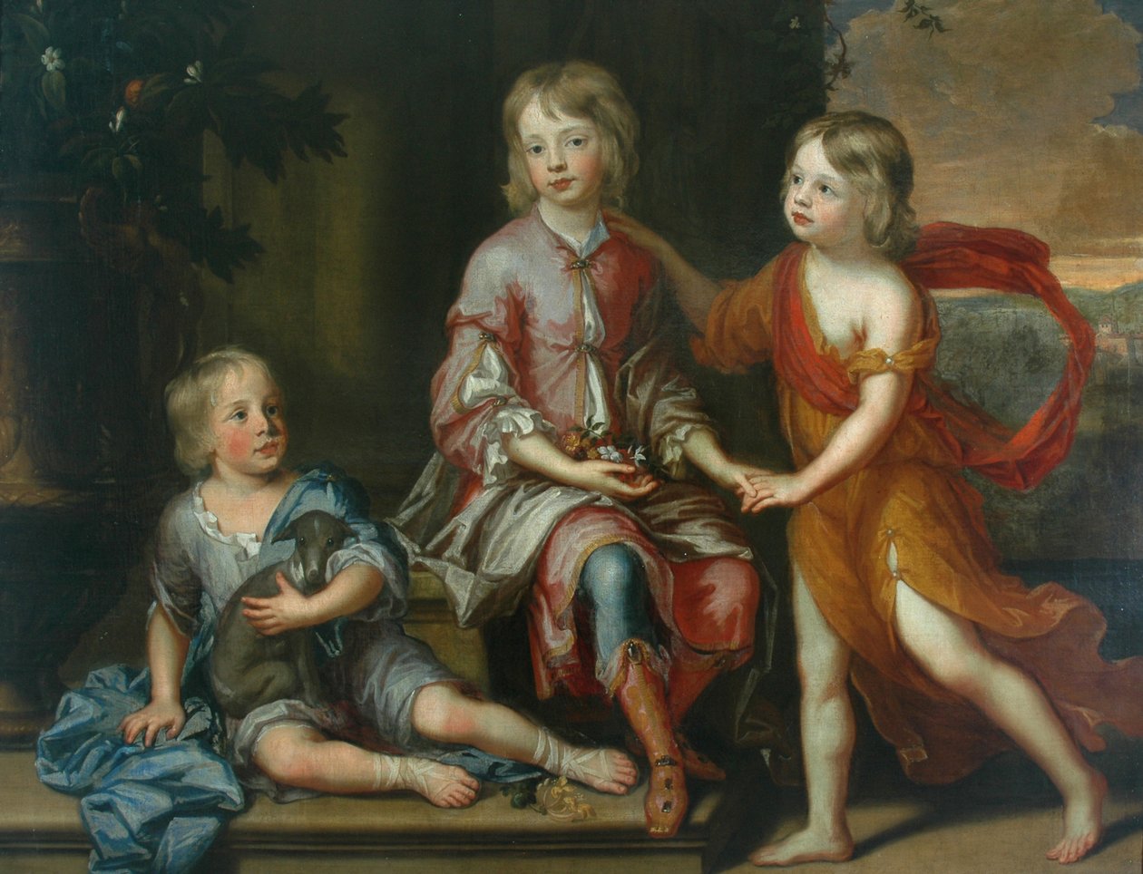 Dzieci rodziny Howardów autorstwa Godfrey Kneller