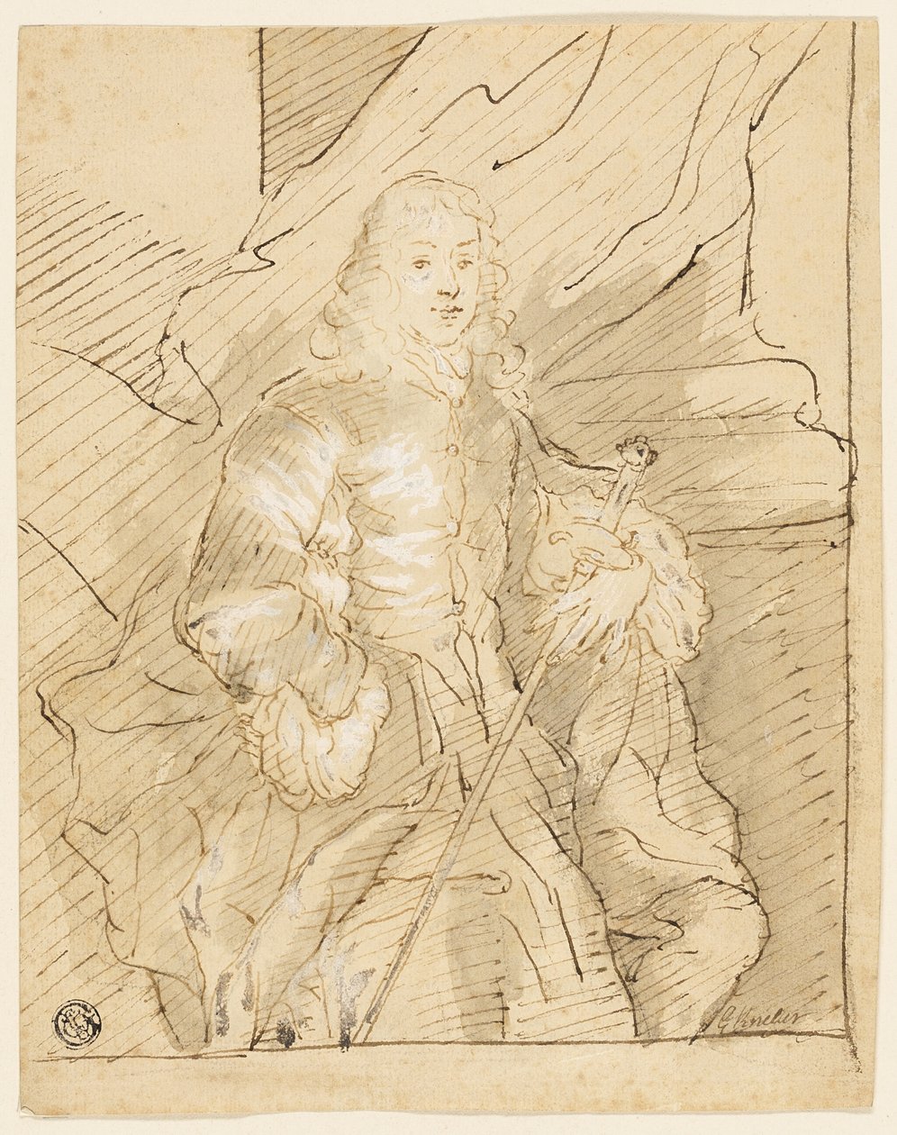 Hrabia Mountrath autorstwa Godfrey Kneller