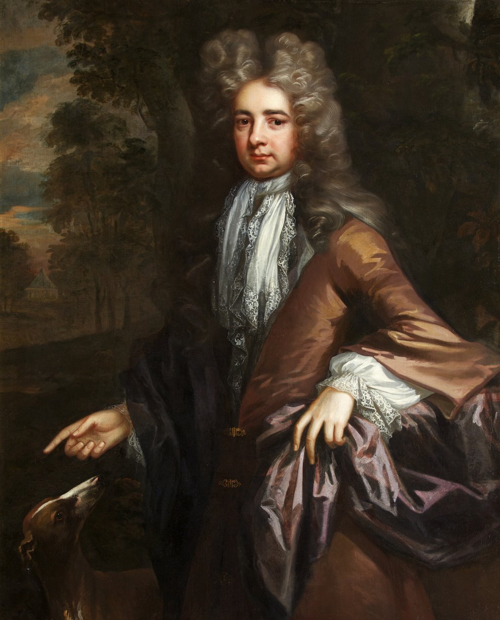 John Scrope, Rejestrator Bristolu (olej na płótnie) autorstwa Godfrey Kneller