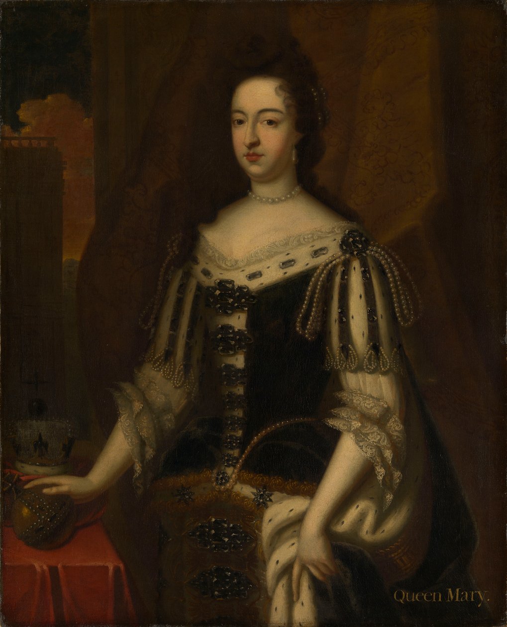 Maria II (1662-1694), koniec XVII wieku (olej na płótnie) autorstwa Godfrey Kneller