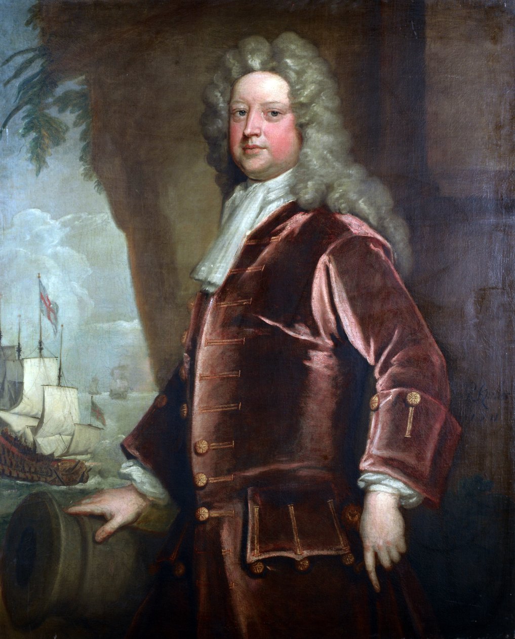 Portret admirała Sir Johna Norrisa autorstwa Godfrey Kneller