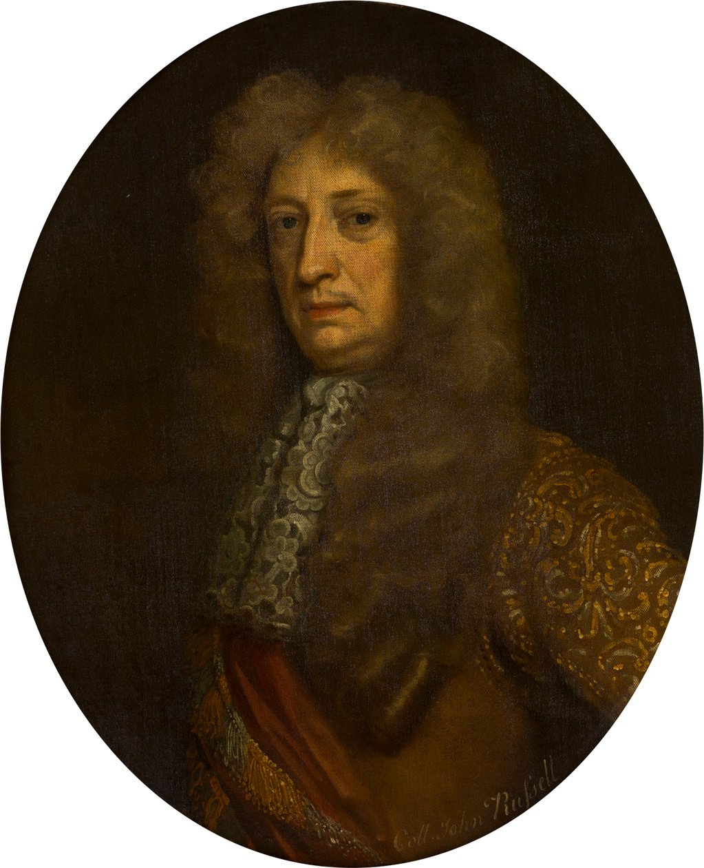 Portret pułkownika Hon. John Russell (1620-1681), c.1646-81 (olej na płótnie) autorstwa Godfrey Kneller