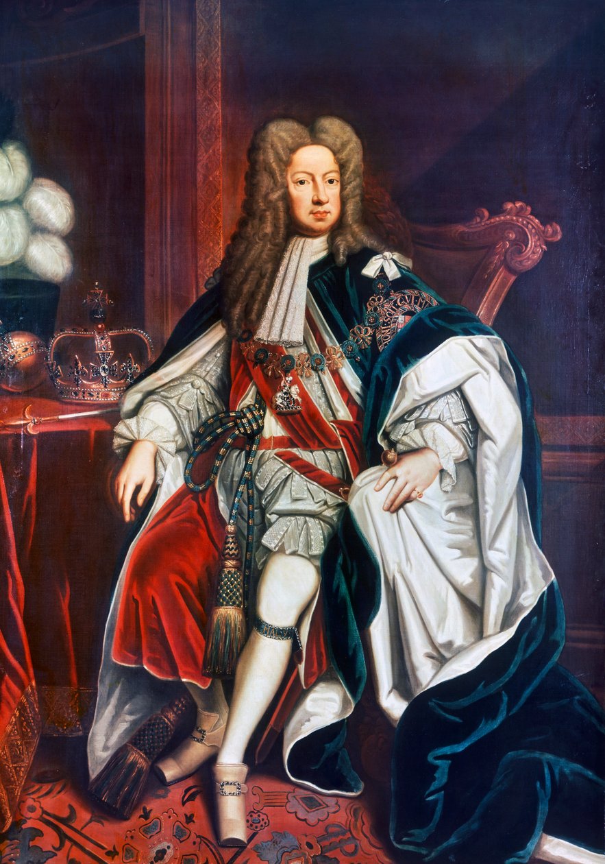 Portret Georga Ludwiga von Hannover (Osnabruck autorstwa Godfrey Kneller