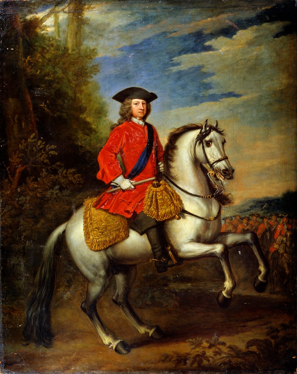 Portret króla Jerzego I Wielkiej Brytanii, 1717 autorstwa Godfrey Kneller
