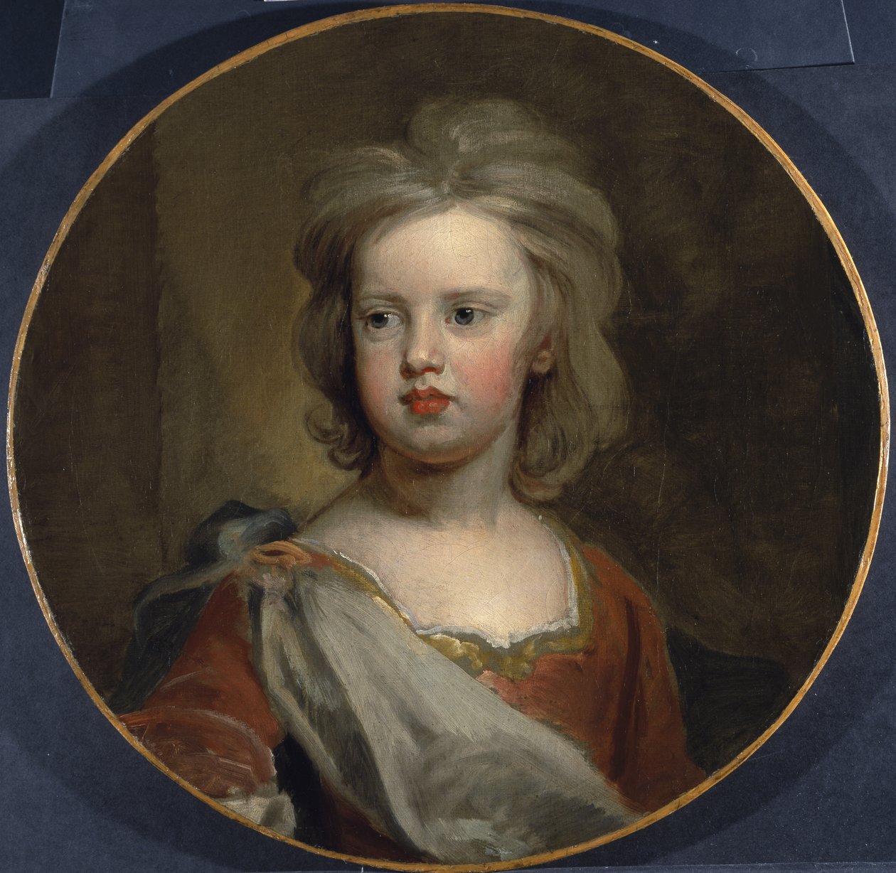 Portret chłopca, ok. 1700 (olej na płótnie ułożonym na sklejce) autorstwa Godfrey Kneller