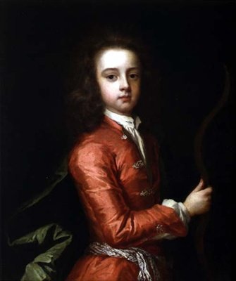 Portret chłopca, podobno księcia Gloucester, trzymającego łuk, autorstwa Godfrey Kneller