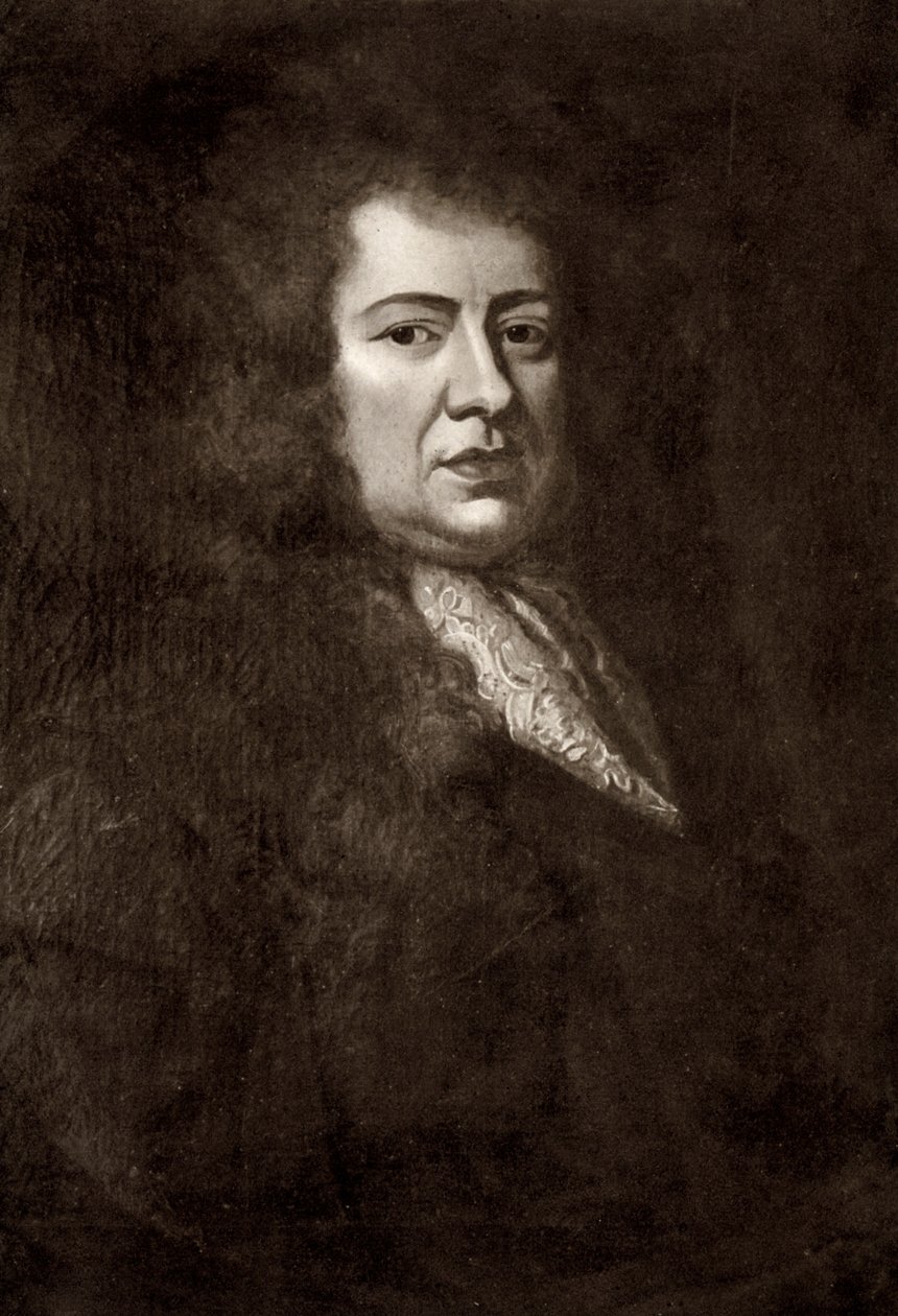 Samuel Pepys, angielski administrator marynarki i członek parlamentu, 1909. autorstwa Godfrey Kneller