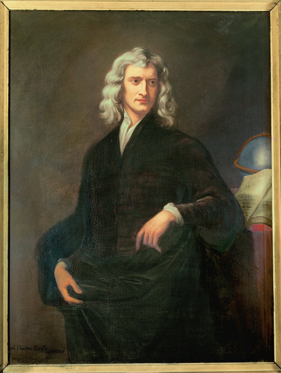 Sir Isaac Newton (obraz) autorstwa Godfrey Kneller